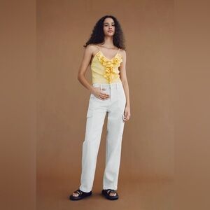 NWOT Zara ruffled cami